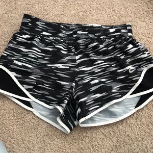 Camo running shorts
